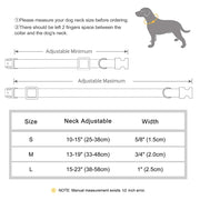 Free Custom PU Leather Dog Collar with Nameplate