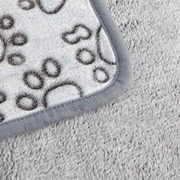 Flannel Dog Blanket Paw Print for Dog Cat Pet Sleep Mat Washable Soft Warm & Comfortable Pet Bed Sheet Mat Dog Sleeping Blankets